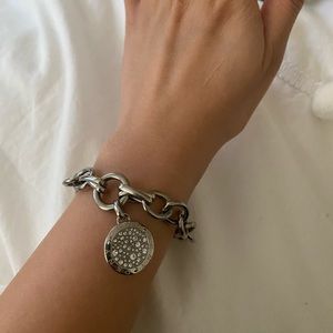 Silver DKNY bracelet